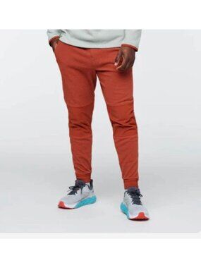 Cotopaxi Abrazo Orange Fleece Jogger Pants Men’s Size S M84